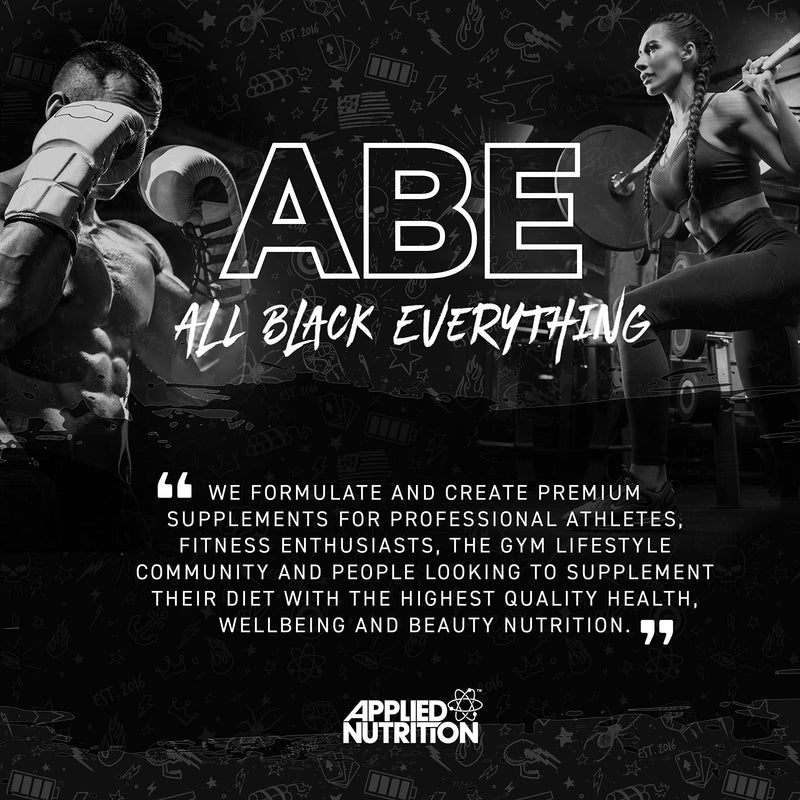 Applied Nutrition Shred X Fat Burner - ABE All Blak Everything Fat Burner, Thermo Weight Management (90 Capsules - 30 Servings) - BeesActive Australia