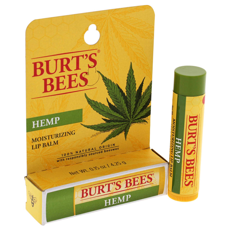 Burts Bees 100% Natural Origin Moisturizing Lip Balm, Hemp with Beeswax (1 tube) 1 - BeesActive Australia