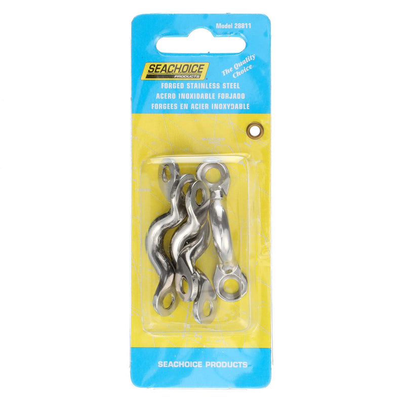 Seachoice 28811 3/8-Inch Forged Stainless Steel Eye Straps - 4 Pack - BeesActive Australia
