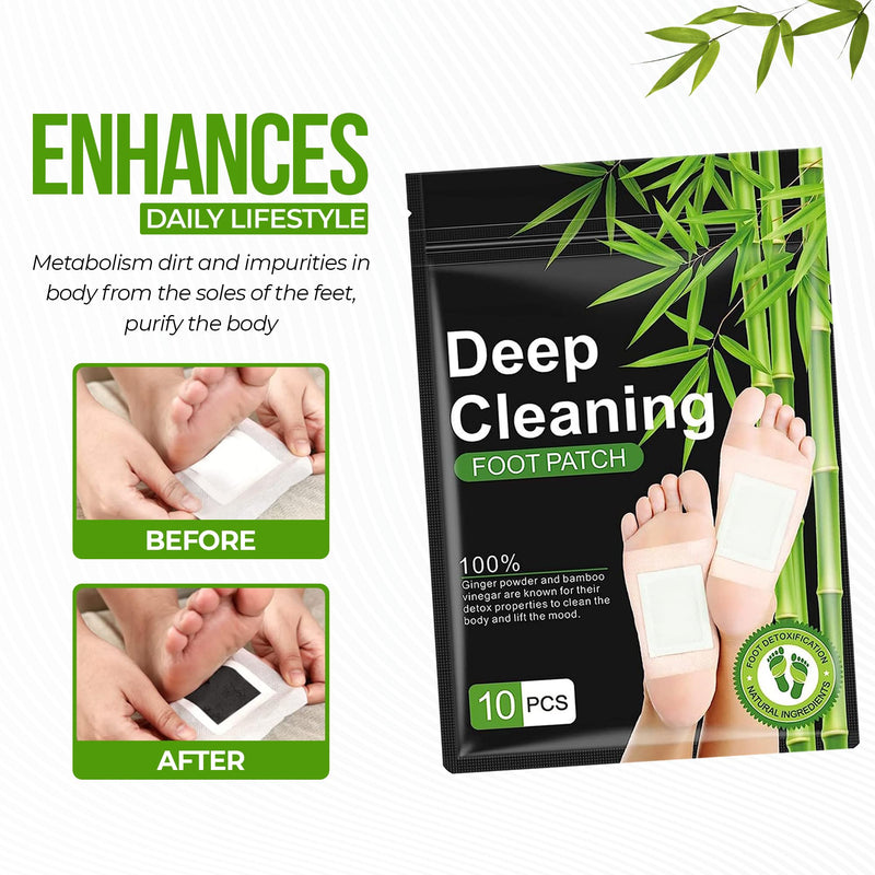 Pedimend Detox Foot Patches Natural Detox Foot Pads Deep Cleansing for Impurity Removal & Deep Sleep,with Bamboo Vinegar and Ginger,Relaxation Enhance Blood Circulation (Bamboo/Ginger, 20 Pack) Bamboo/Ginger - BeesActive Australia