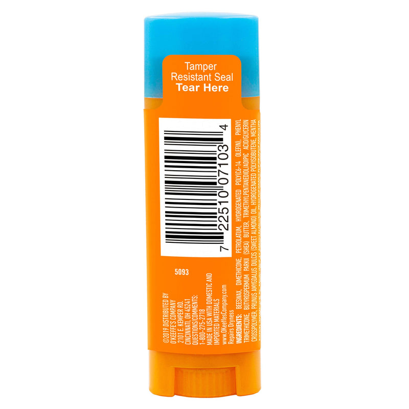O'Keeffe's Cooling Relief Lip Repair Lip Balm for Dry, Cracked Lips, Stick, (Pack of 2) 2 - Pack - BeesActive Australia