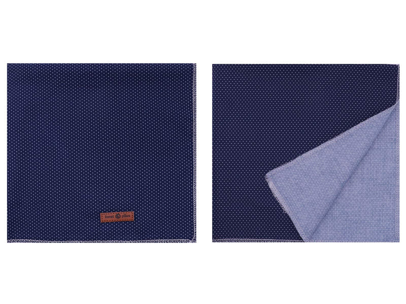 Lionet Paws Dog Bandana for Small Medium Large Dogs, Cat Dog Kerchief Dog Triangle Bibs Scarf for Girl or Boy Large (Pack of 1) Blue Dot - BeesActive Australia