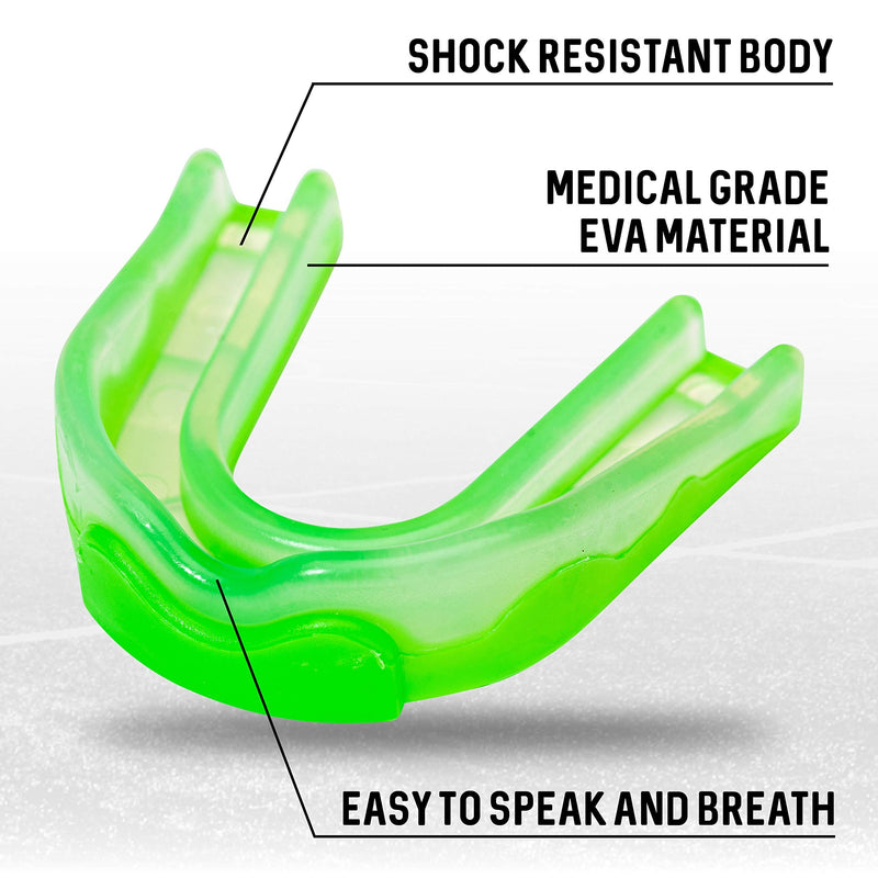 Franklin Sports Athletic Mouthguards - Sport Mouthguards for Football, Wrestling, MMA, Boxing + More - All Sport Mouthguards - Youth Ages 6 - 11 - 2 Pack - BeesActive Australia