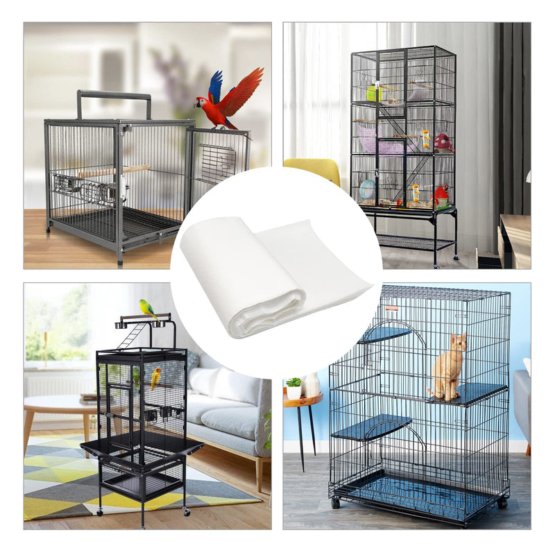 Vkinman Bird Cage Paper Liners Non-Woven Bird Nesting Box Pads, 100 Sheets Square - BeesActive Australia