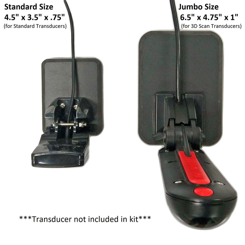 [AUSTRALIA] - Stern Pad - Standard Size - Black - Screwless Transducer/Acc. Mounting Kit (not for Large 3D Scan Transducers) 