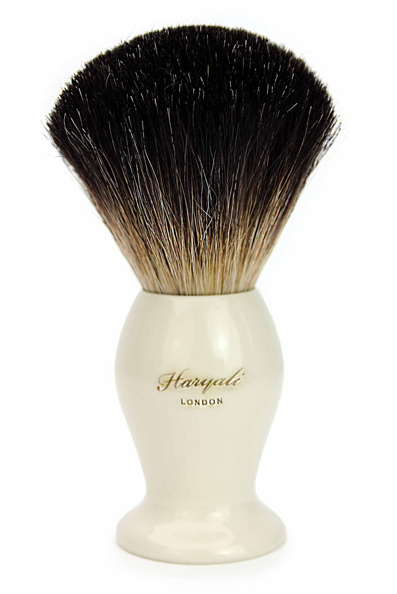 Pure Black Badger Hair Shaving Brush with The Ivory Color Base Comes with The Designer Box Special for Men - BeesActive Australia