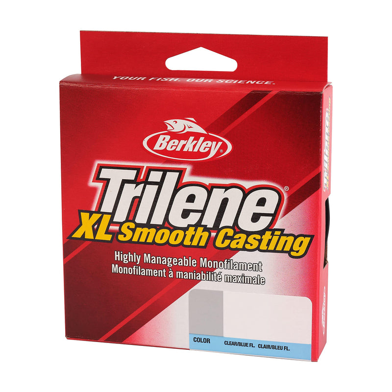 Berkley Trilene XL Smooth Casting Monofilament Fishing Line Fluorescent Clear/Blue 12lb - 300yd - BeesActive Australia