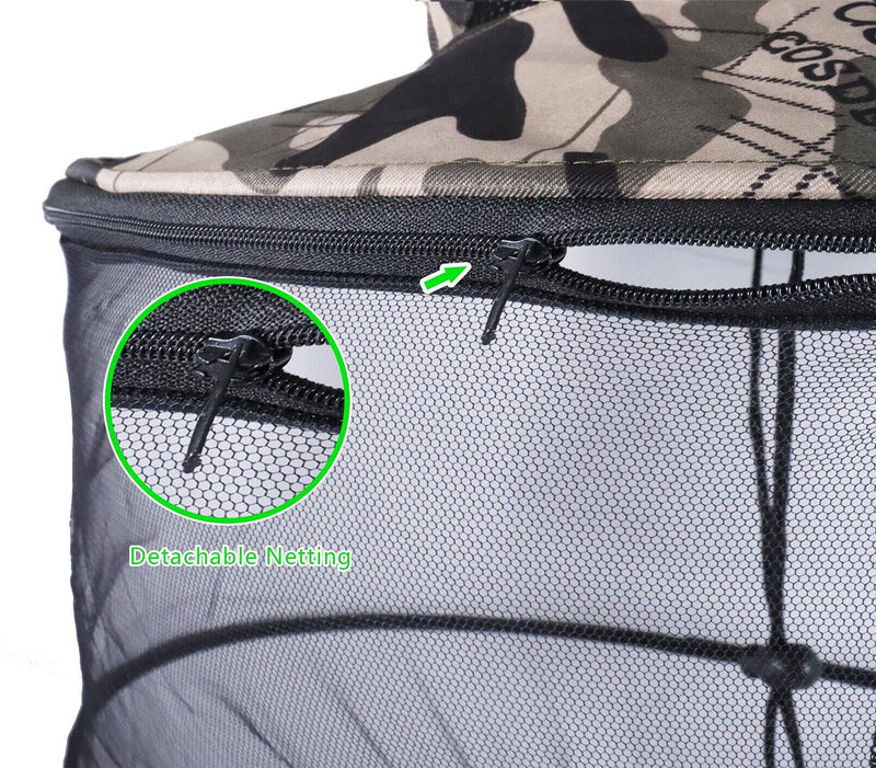 Mosquito Hat with Removable Netting Midge Mosquito Head Net Hat Face Neck Protection Head Cover for Beekeeper Hiking Fishing Camping, Green - BeesActive Australia