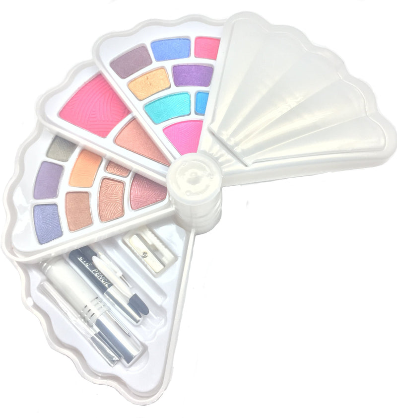 BR- All in one Makeup Set - Eyeshadows, Blush, Lip gloss Mascara and Wax (Shell, Pearl) Shell - BeesActive Australia