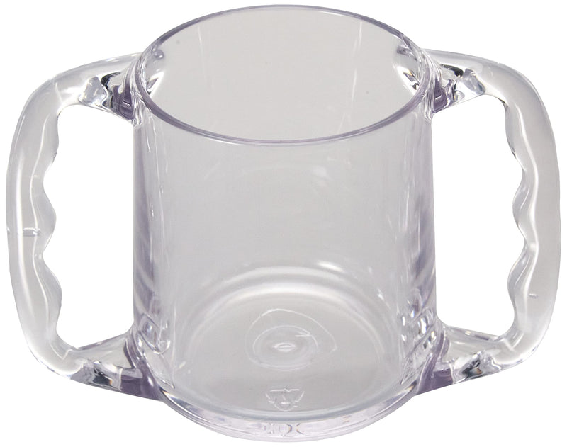 Homecraft Caring Mug, Small, Non-Retail Packed, Two-Handled Mug for Easy, Mess-Free Drinking, Cup with Easy to Grip Contoured Handles for Users with Limited Grip Strength or Disabilities S (Pack of 1) Non-Retail Packaging Single - BeesActive Australia
