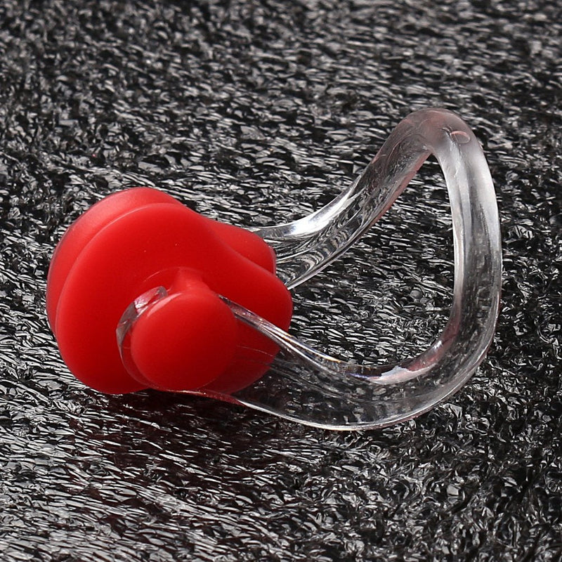 8 Pieces Silicone Swimming Nose Clip, Waterproof Silica Gel Surfing Nose Plug Protector Soft Latex Plugs for Kids and Adults (8 Colors) - BeesActive Australia
