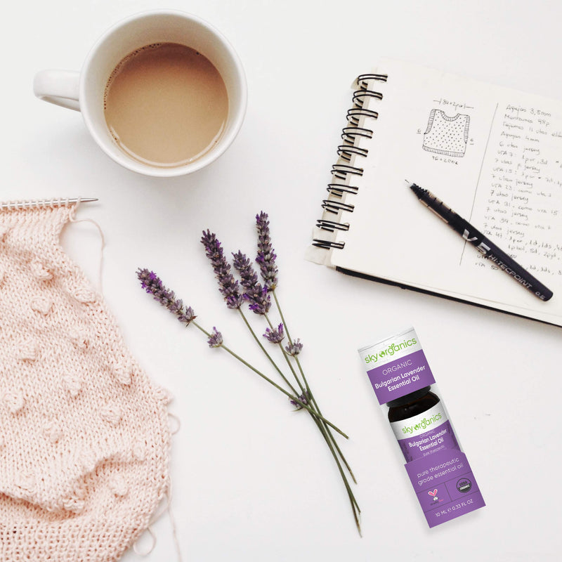 Organic Lavender Essential Oil by Sky Organics (10 ml.) 100% Pure Steam-distilled USDA Organic Lavender Essential Oil Natural Lavender Oil for Aromatherapy Diffuser Massage Candles and DIY Organic Lavender Oil 0.33 Fl Oz (Pack of 1) - BeesActive Australia