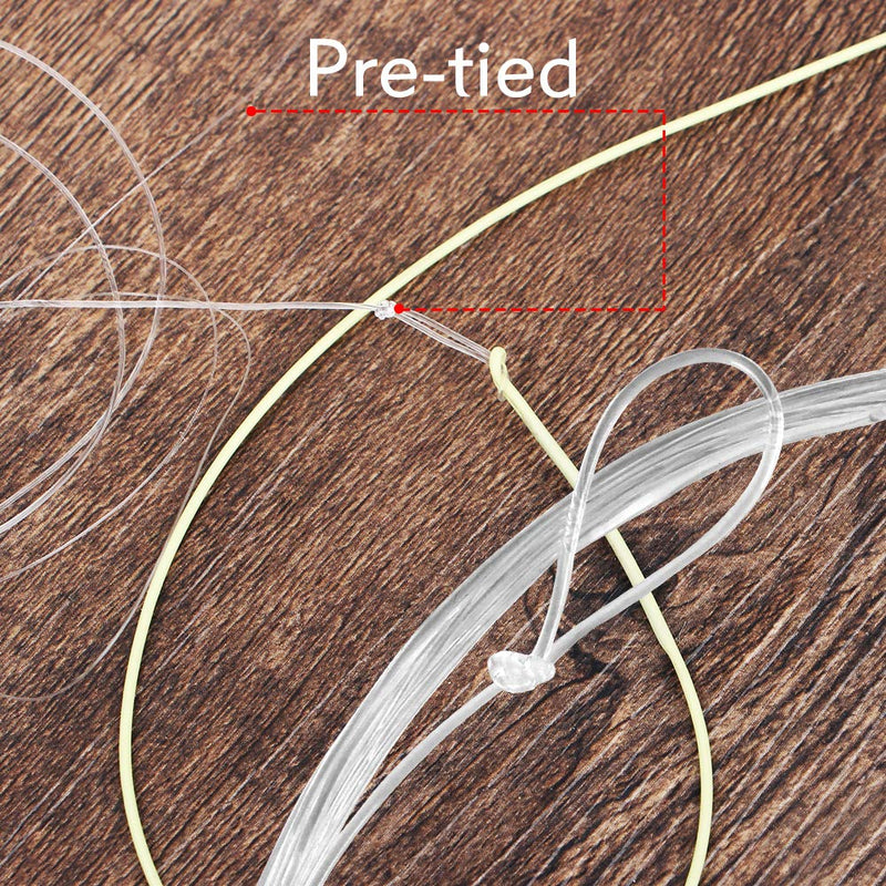 SF Pre-Tied Loop Fly Fishing Tapered Leader Nylon(6 Packs) 7.5ft 9ft 12ft 0X 1X 2X 3X 4X 5X 6X 7X Clear Nylon Fly Leader-6PCS/Pack 7.5FT-4X - BeesActive Australia
