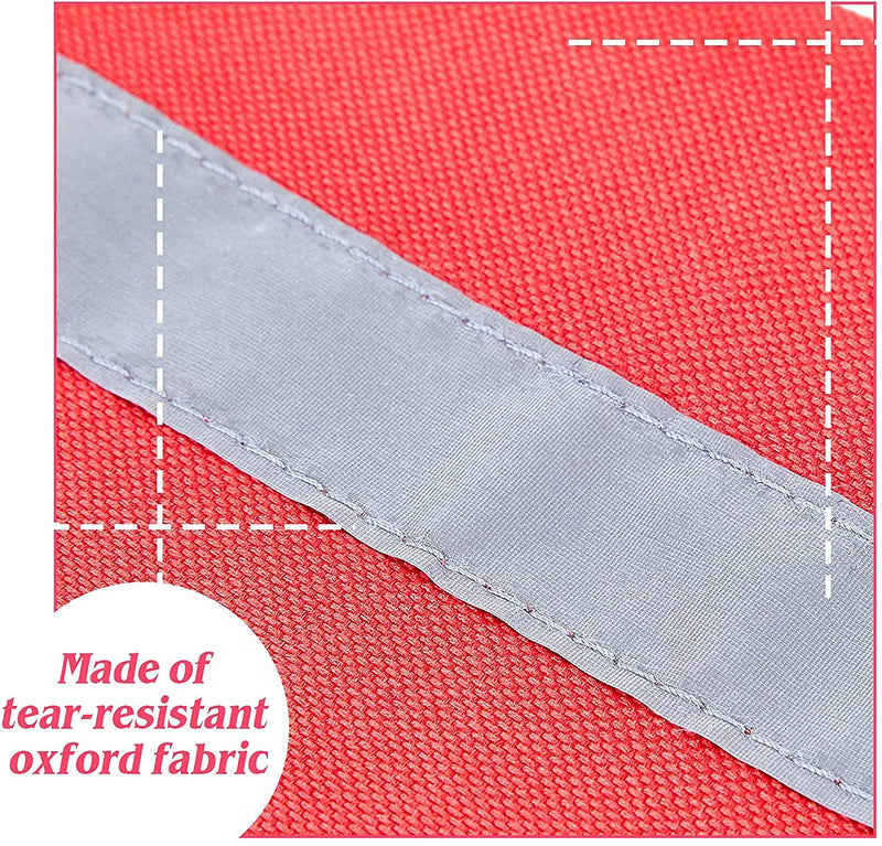 MOPHOEXII MOOCY 2 Pieces Safety Travel Flag/Safety Warning Flag for Kayak Canoe Red Warning Flag with Webbing for Kayak SUP Towing Canoes Truck Safety Accessories Kit Red (2PCS) - BeesActive Australia