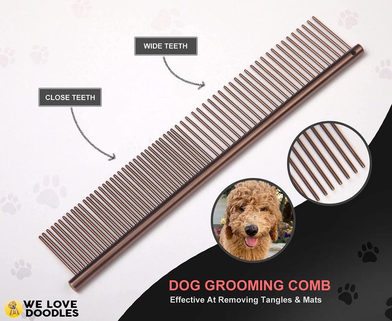 We Love Doodles Dog Grooming Scissors Kit - Dog Grooming Shears - Curved Dog Grooming Scissors - Thinning Scissors For Dogs - Best Grooming Scissors For Goldendoodles - BeesActive Australia
