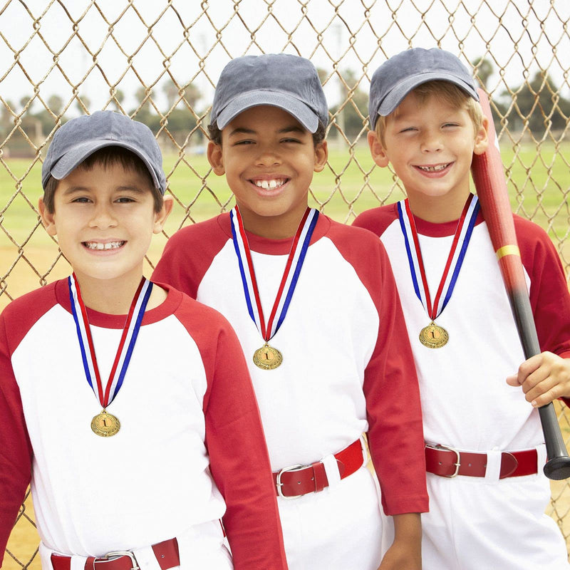 Juvale Gold Medals for Kids, Metal Awards for Sports Party Favors, Decorations (2 in, 6 Pack) - BeesActive Australia