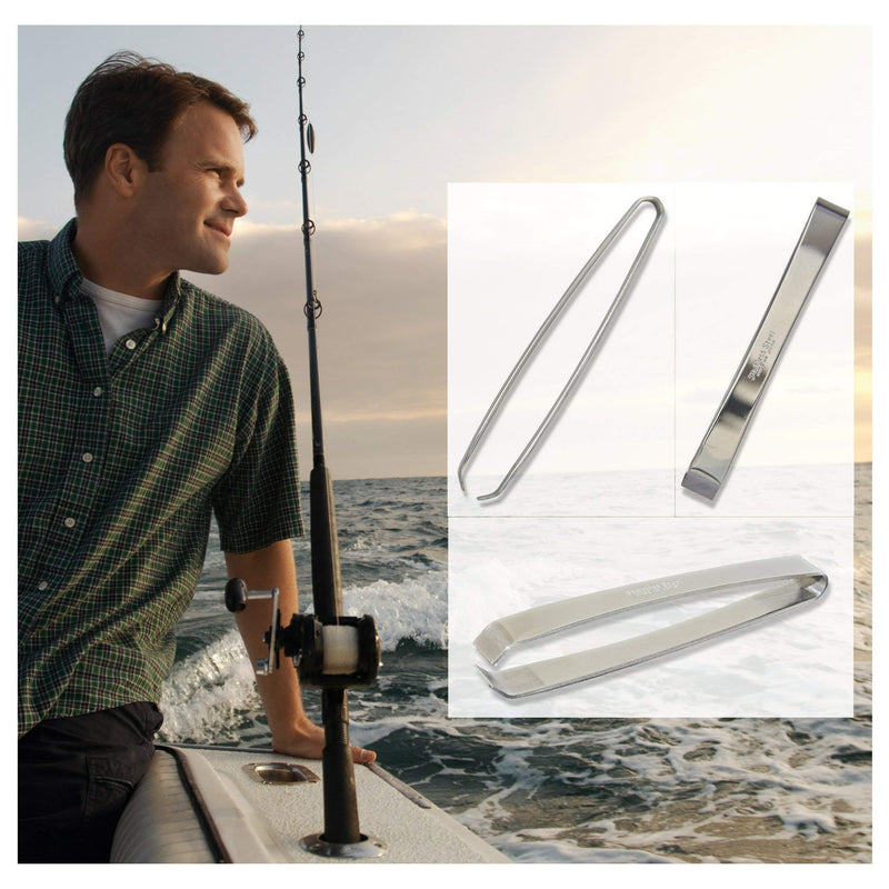Kwizing MADE IN JAPAN Fish Bone Tweezers by RCI GLOBAL - Non-Slip, Precision Grip - Debone Salmon, Bass, Catfish - Stainless Steel Handmade Japanese Craftsmanship (4 3/4") 4 3/4" - BeesActive Australia