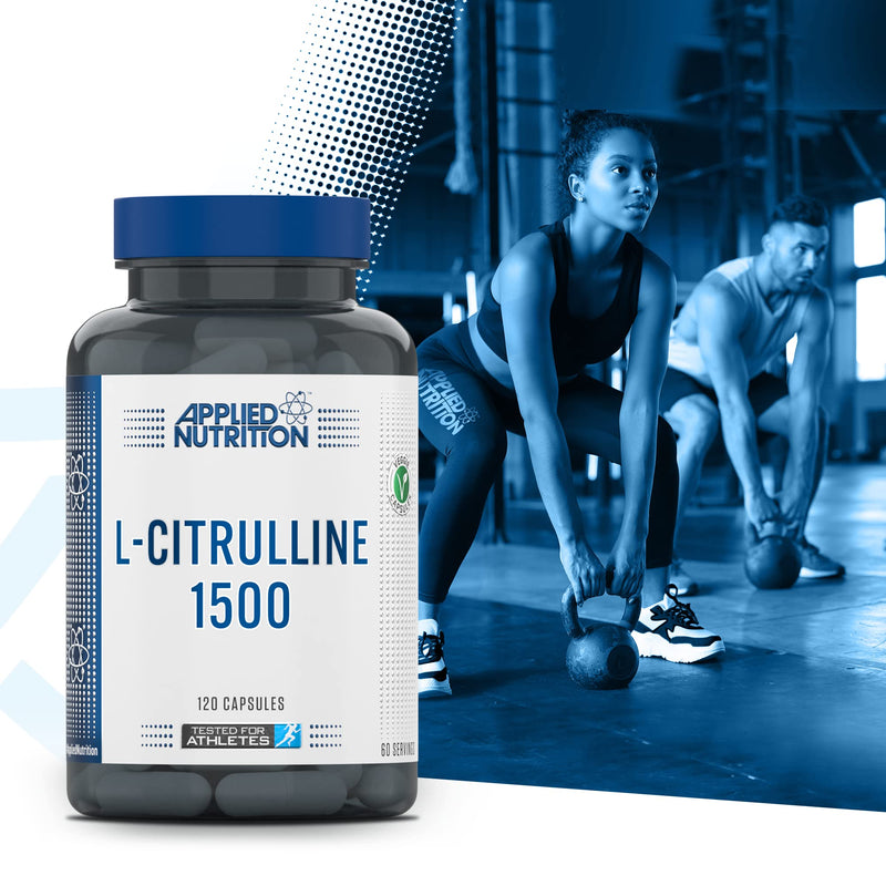 Applied Nutrition L-Citrulline 1500-1500mg L Citrulline Per Serving, Citrulline Capsules for Muscle Pump, Muscle Recovery Supplement, Increases Levels of L-Arginine and Nitric Oxide - 60 Servings - BeesActive Australia