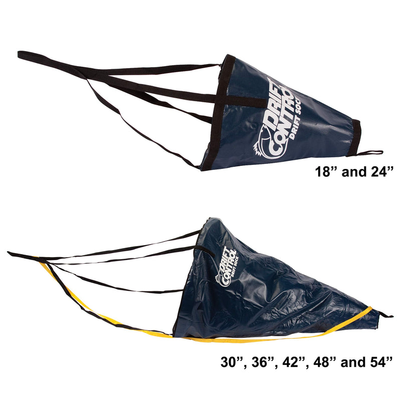 Lindy Drift Control Drift Sock Boat Bag Parachute Drift Anchor for Fishing Boat, Fisherman Series, 18" - BeesActive Australia