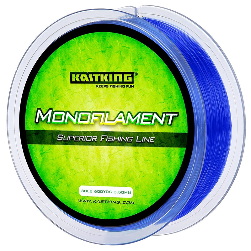 KastKing World's Premium Monofilament Fishing Line - Paralleled Roll Track - Strong and Abrasion Resistant Mono Line - Superior Nylon Material Fishing Line - 2015 ICAST Award Winning Manufacturer 300Yds/4LB Chrome Blue - BeesActive Australia