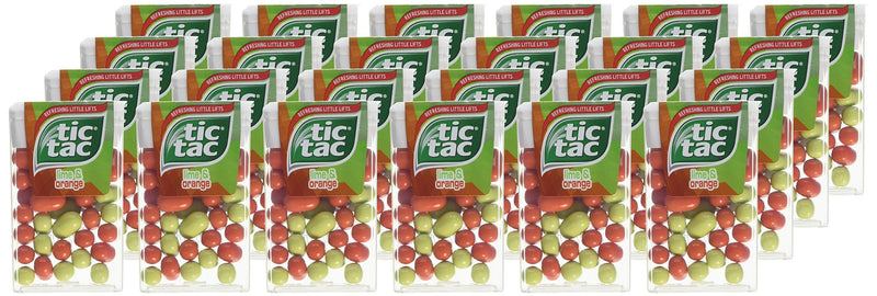 Tic Tac Lime Orange 18 g (Pack of 24) Lime and orange 18 g (Pack of 24) - BeesActive Australia
