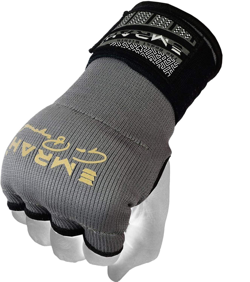 [AUSTRALIA] - EMRAH PRO Training Boxing Inner Gloves Hand Wraps MMA Wraps Mitts - X Grey Large 