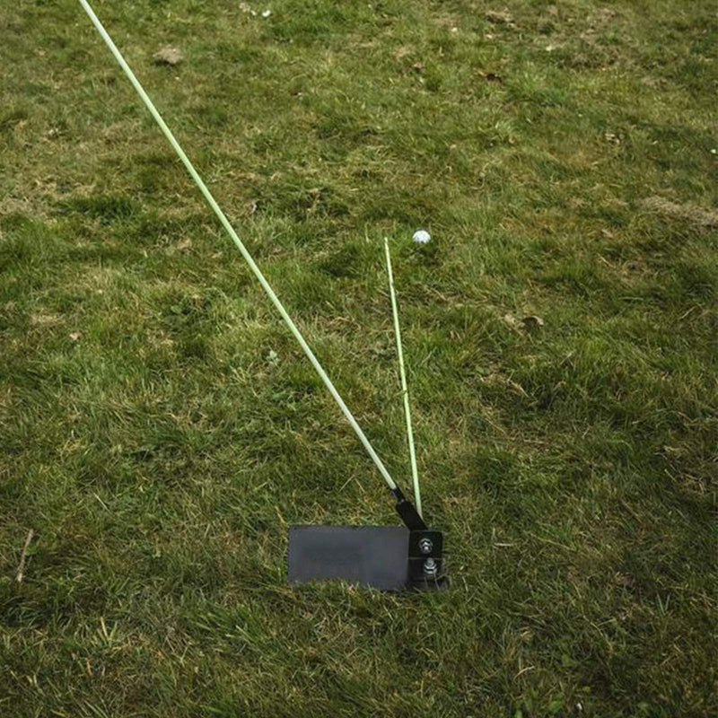 BRAMASOLE Golf Swing Plane Trainer Perfector Plate 360 Degree Adjustable Alignment Stick Rods Base Training Aids for Men Women Indoor Outdoor Driving Range or Mat Practice 1 Pack Standard Plate - BeesActive Australia