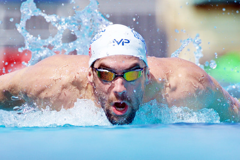 [AUSTRALIA] - Aqua Sphere Michael Phelps Xceed Swimming Goggles - Blue/Black - Smoke Lens 