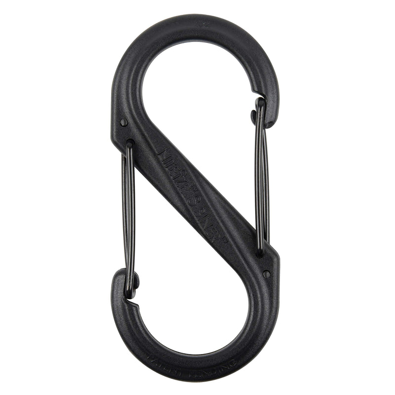 Carabiner Clip, 3-1/2 in, Plastic, Black - BeesActive Australia