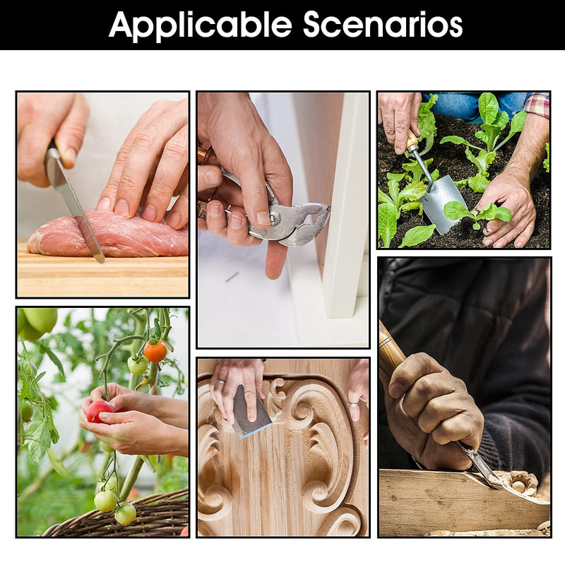 Molain Finger Cots Cut Resistant Protection, 10 Pieces Reusable Finger Thumb for Work,Kitchen,Garden,Sculpture - BeesActive Australia