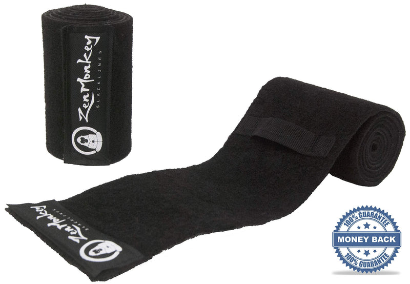 Tree Protectors by ZenMonkey Slacklines, Perfect for Slacklines, Ninjalines, Ziplines, Tree Swings, with Anti-Slip Guide Straps, Hook & Loop Fasteners, 60 Inches Long, Set of Two - BeesActive Australia