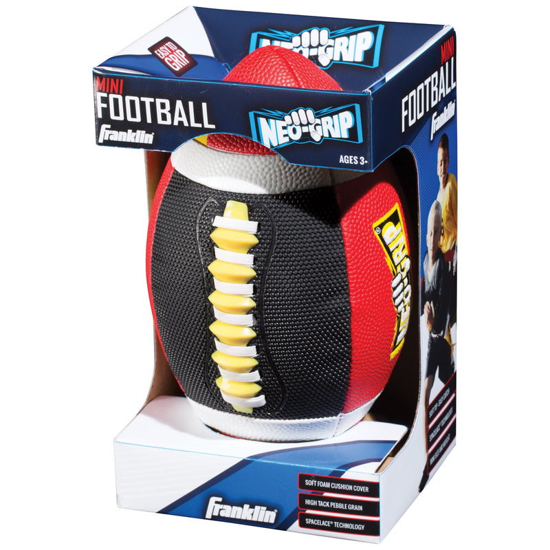 Franklin Sports Mini Sponge Foam Football - Grip-Tech Youth Football with Sift and Tacky, Easy Grip Cover - Perfect for Small Kids (Colors May Vary) - BeesActive Australia