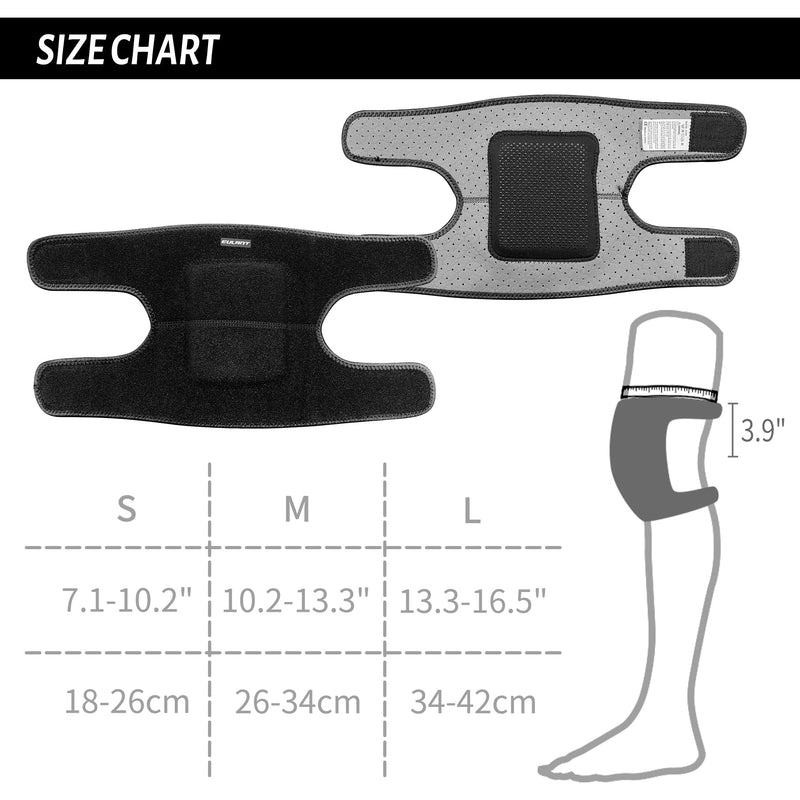 ONTYZZ Kids Knee Pads with Thickened SBR Pads Adjustable Anti-Slip Knee Pads for Kids Soft Knee Pads for Volleyball Cycling Dancing Soccer Hockey Black S= leg circumference: 21-31CM - BeesActive Australia