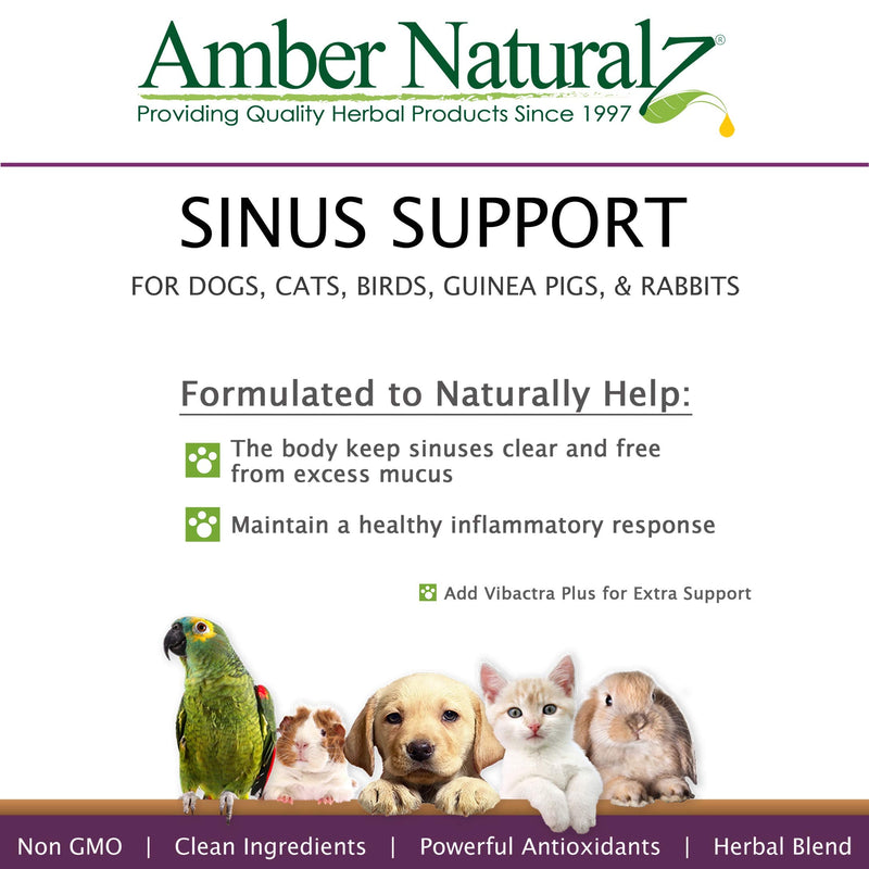 AMBER NATURALZ - Pets C&C - Sinus Support - for Petz - 1 Ounce - BeesActive Australia