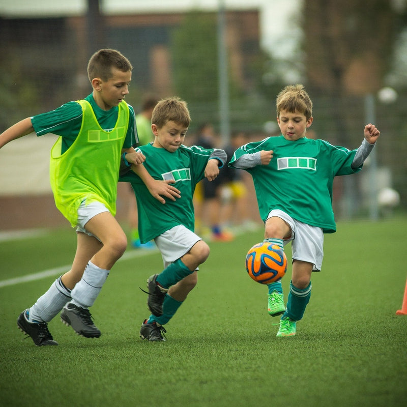 Geekism Sport Soccer Shin Guards Youth - 2 Pair 3 Sizes Shin Pads Child Calf Protective Gear 3-15 Years Old Girls Boys Toddler Kids Teenagers Black 1 Pack Soccer Shin Guards + Socks M 3'10 - 4'8 Tall - BeesActive Australia