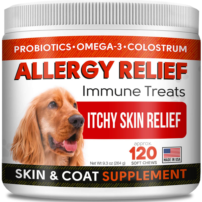 Glucosamine Treats + Allergy Relief Dog Bundle - Joint Supplement w/Omega-3 Fish Oil + Itchy Skin Relief - Chondroitin, MSM + Pumpkin, Enzymes, Turmeric - Skin & Coat - Bacon Flavor + Vegetable Chews - BeesActive Australia