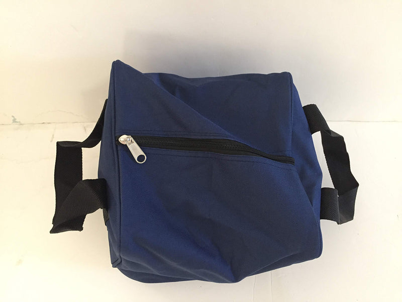 [AUSTRALIA] - Heavy Duty Nylon Bocce Bag - Blue with Black Handles (Fits Eight 110mm Bocce Balls or Smaller) 