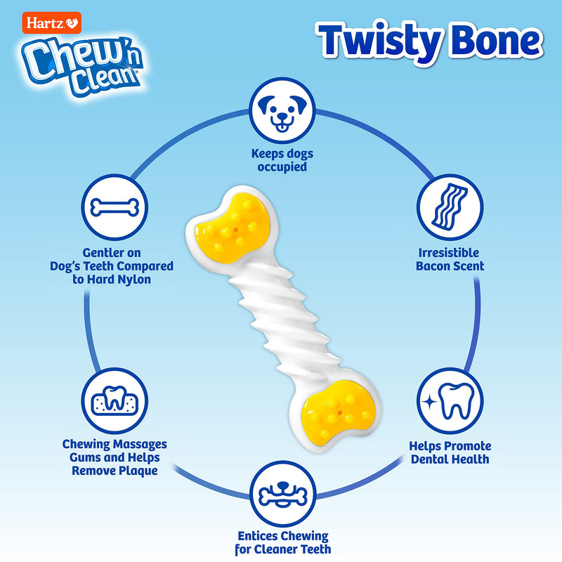 Hartz Twisty Bone Extra Small Blue - BeesActive Australia