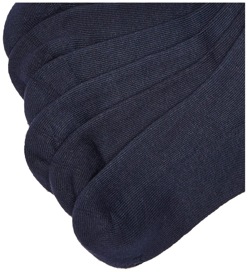 Jefferies Socks boys Seamless Half Cushion Sport Crew Socks 6 Pair Pack Large Navy - BeesActive Australia