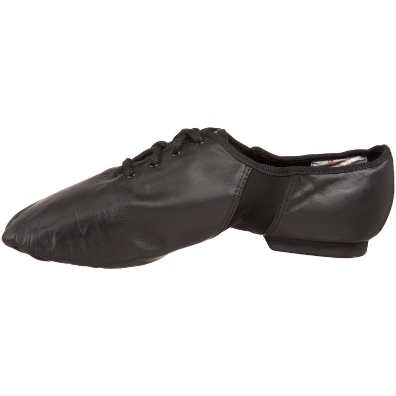 [AUSTRALIA] - Sansha Tivoli Lace-Up Leather Jazz Shoe 18 Women/16 Men Black 