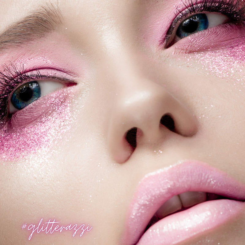 DOLL FACE Lip Gloss | Glitterazzi Liquid Lip Bling | Topping Glitter with a Glossy Shine for Lips | Sheer Finish | Cruelty-Free | 24K Magic - BeesActive Australia