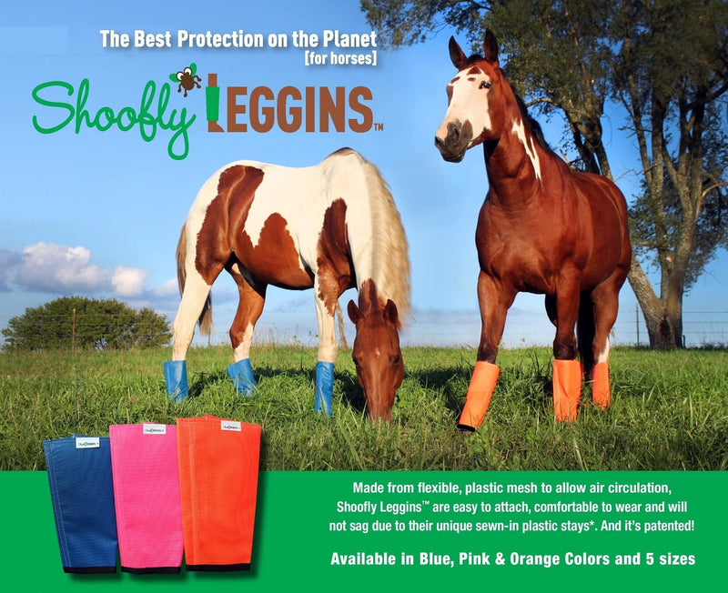 Shoofly Horse Leggins, Patented Loose Fitting Boots, Reduces Stomping, Stress & Fatigue, Breathable Plastic Mesh (Pink/Medium) - BeesActive Australia