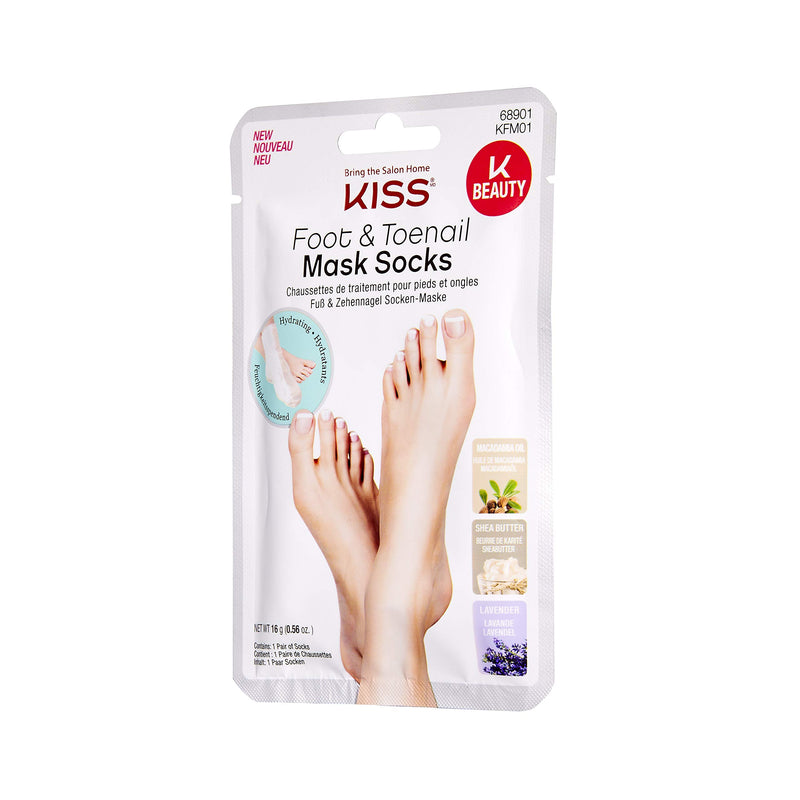 KISS K-Beauty Foot & Toenail Mask Socks KFM01 (1 PACK) 1 PACK - BeesActive Australia