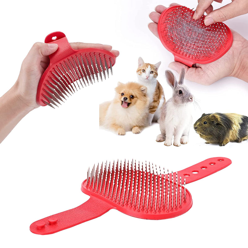 Allazone 13 PCS Rabbit Grooming Kit Small Animal Grooming Supplies, Double-Sided Comb, Rabbit Brush for Shedding, Nail Clipper and Trimmer, Toothbrush for Bunny Rabbit Hamster - BeesActive Australia