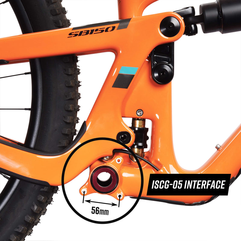 Funn Zippa Lite Bash Guard, 26-32T, ISCG05 Mount, Mountain Bike Chainring Protector - BeesActive Australia