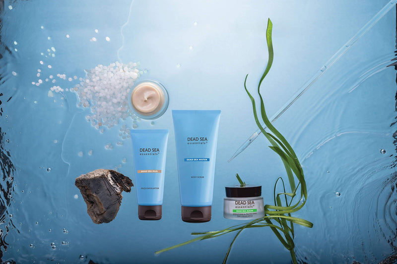 Dead Sea Essentials Mud Face Exfoliator-Dead Sea Minerals & Mud Powered Facial Exfoliator-All Skin Types-Made in Israel-Clean Cruelty Free Skincare-Travel Ready – 3.38 Fl oz-100 ml - BeesActive Australia