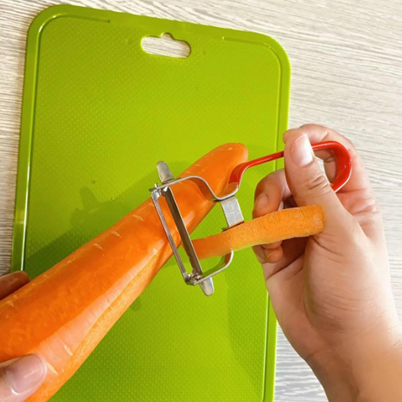 Potato, vegetable, apple peeler, fruit, carrot, vegetable, potato peeler, Y-shaped stainless steel peeler, ergonomic non-slip handle and sharp blade, good durability (Red) Red - BeesActive Australia