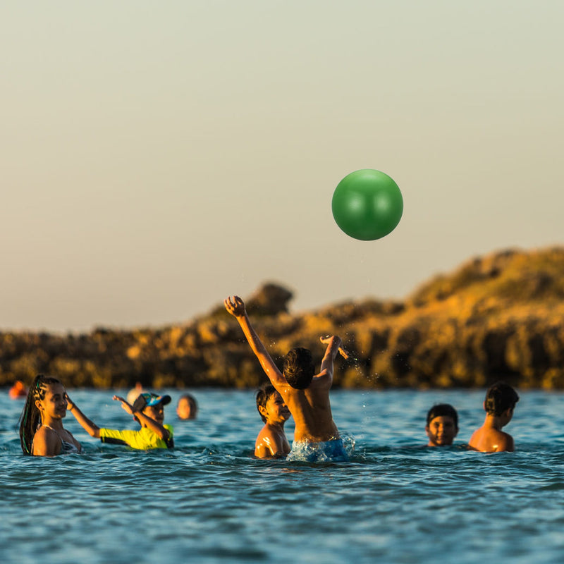 [AUSTRALIA] - 9.8Inch Beach Balls Inflatable Beach Pool Party Toys for Adults and Kids Water Fun Play in Summer (3 Pack) (Purple+Green+Blue) 