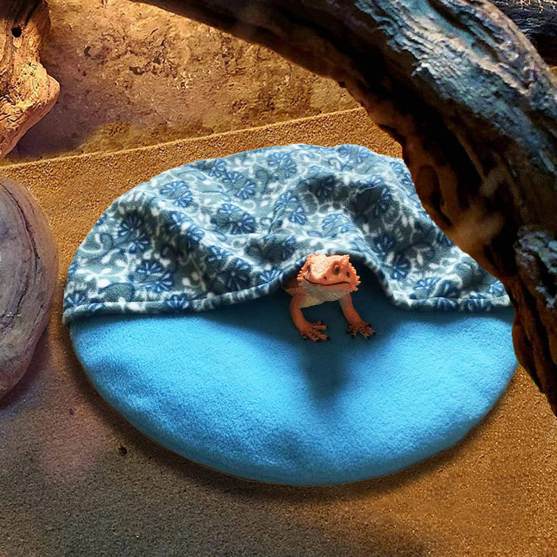 Bearded Dragon Bed 15 Inch Lizard Sleeping Bag Large Size Reptile Hide Habitat Bearded Dragon Accessories for Leopard Gecko Bearded Dragon Hamster Small Animals - BeesActive Australia