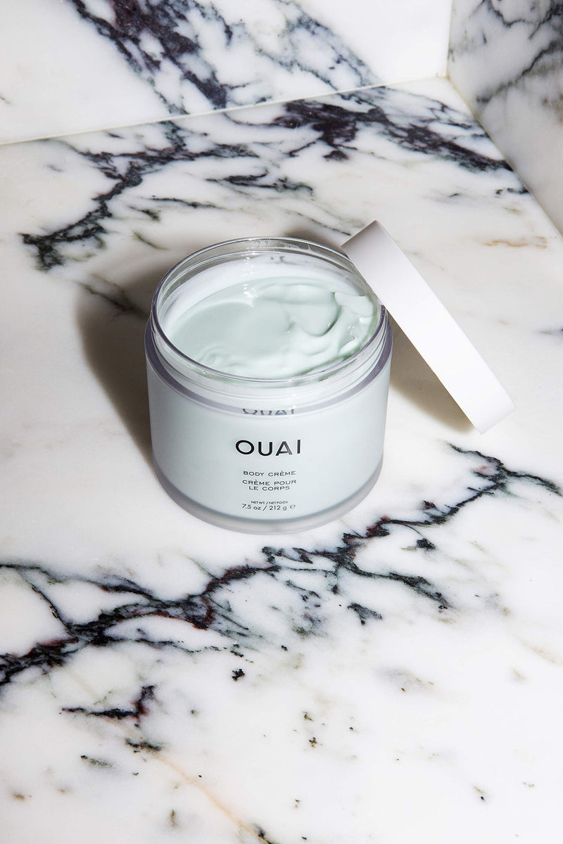 OUAI Body Crème. Super Hydrating Whipped Body Cream Softens Skin and Gives it a Healthy Glow. Cupuaçu Butter, Coconut Oil and Squalane Nurture Skin. Scented with Rose, Violet and Citrus (7.5 oz) - BeesActive Australia